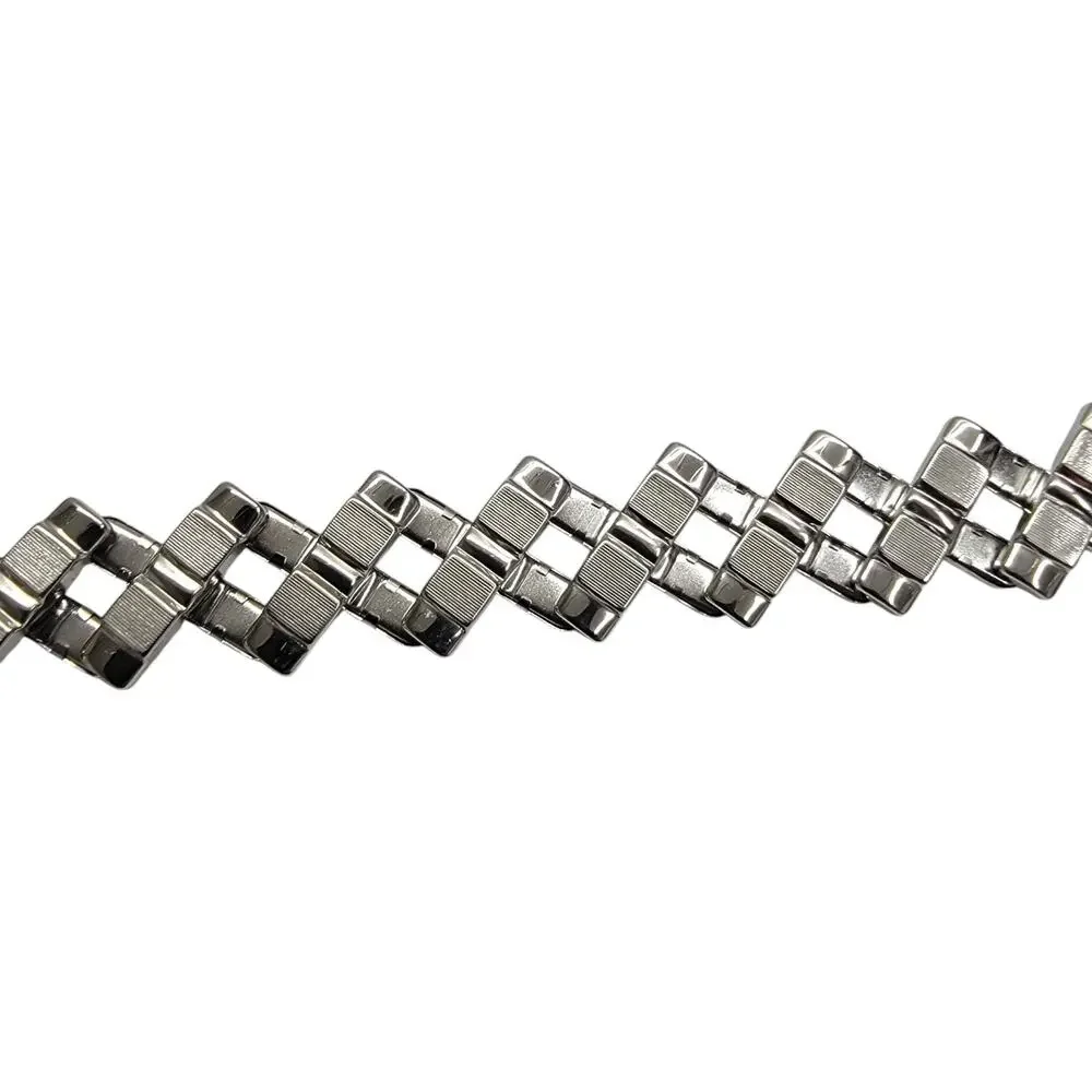 Vintage JB Champion USA Stainless Steel Expansion Watch Band Curved End 18mm